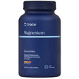 Frasco de Trace Minerals Magnesium Gummies sabor durazno de 120 gomitas