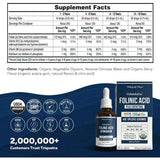 Información del suplemento de Triquetra ácido folínico infantil en gotas 60 mL