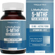 Frasco de suplemento Triquetra Health L-Metilfolato 15 mg 60 cápsulas