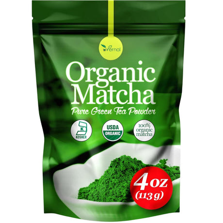 Bolsa de suplemento Uvernal Té Verde Matcha Orgánico 113 g