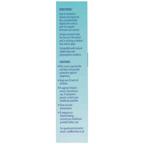 Lista de ingredientes del hidratante vaginal interno Vagisil con ácido hialurónico 8 aplicadores