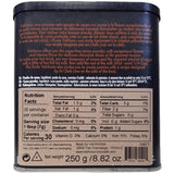 Tabla nutricional de Valrhona Cacao en Polvo 250 g