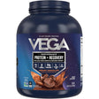 Frasco de suplemento Vega Proteína Vegana Performance sabor Chocolate 4 lb
