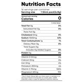 Etiqueta posterior de Venture Pal mezcla de electrolitos con información nutricional, ingredientes y modo de uso