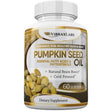 Frasco de suplemento VibraxLabs Aceite de Semillas de Calabaza 1000 mg 60 cápsulas blandas