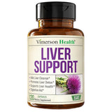 Frasco de suplemento Vimerson Health Cardo Mariano 120 cápsulas