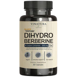 Frasco de suplemento Vinatura Dihidroberberina con Canela de Ceilán 500 mg 30 cápsulas