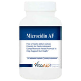 Frasco de suplemento Vita Aid Microcidin AF 112 cápsulas