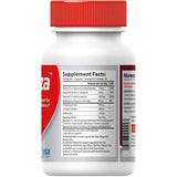 Tabla nutricional del suplemento Vita Sciences Nurenza R-Alpha Lipoic Acid 60 cápsulas