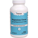 Frasco de suplemento Vitacost Citrato de Magnesio 400 mg de 240 tabletas