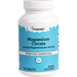 Frasco frontal de Vitacost citrato de magnesio con 400 mg por porción y 120 tabletas