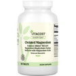 Suplemento Vitacost magnesio quelado en tabletas, frasco con 180 tabletas
