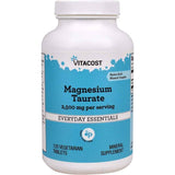 Frasco de suplemento Vitacost Taurato de Magnesio 120 tabletas