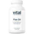 Frasco de suplemento Vital Nutrients Aceite de Linaza 100 cápsulas blandas