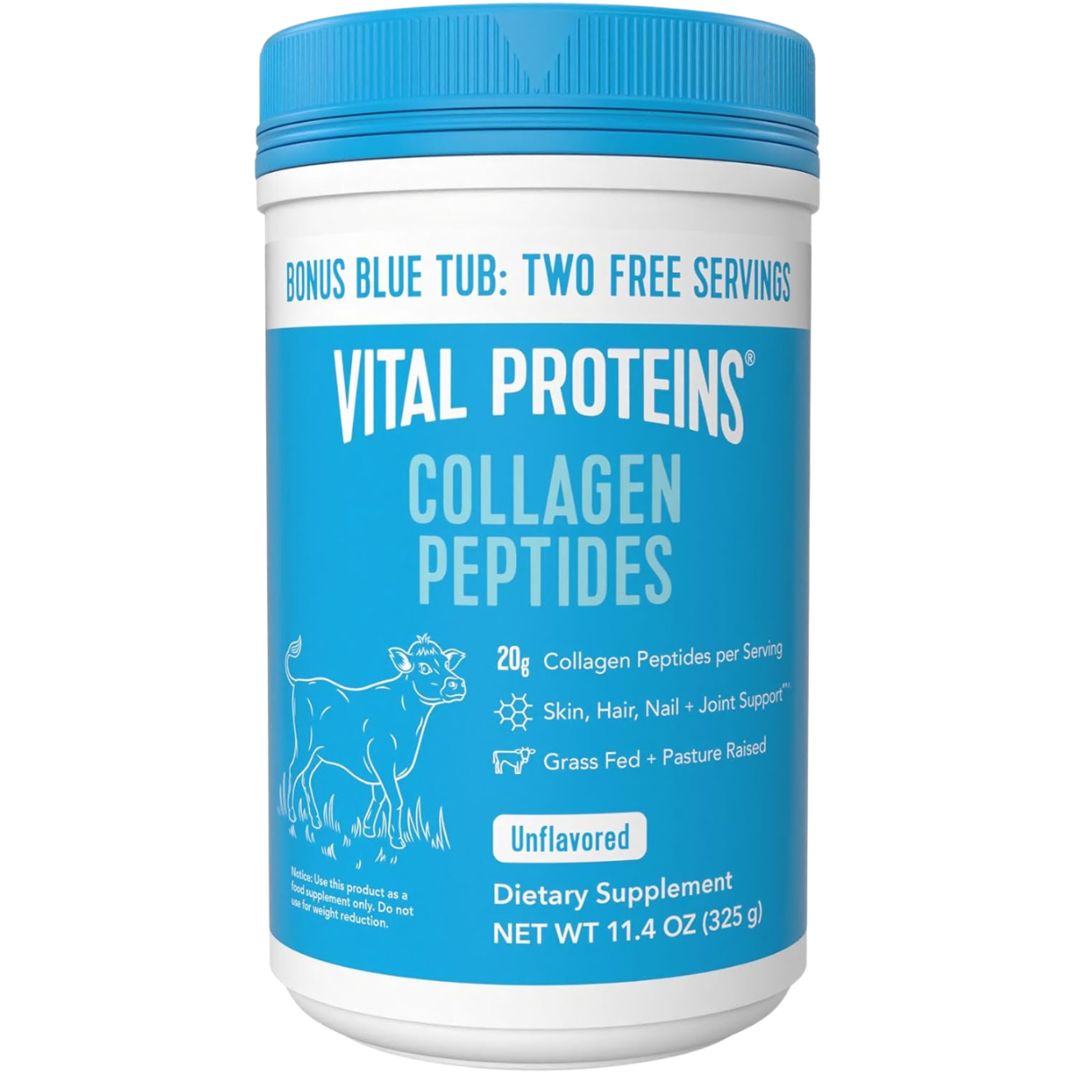 Vital Proteins péptidos de colágeno sin sabor, envase de 325 g