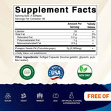 Tabla nutricional del suplemento Vitamatic Aceite de Semilla de Calabaza 180 cápsulas blandas