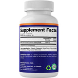 Tabla nutricional del suplemento Vitamatic Extracto de Ajo Negro Fermentado 1000 mg 60 cápsulas