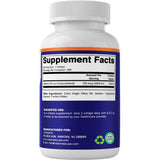 Tabla nutricional del suplemento Vitamatic Vitamina D3 125 mcg 500 cápsulas blandas