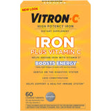Frasco de suplemento Vitron-C Hierro Carbonilo 60 tabletas