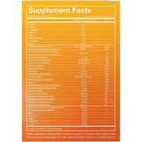 Tabla nutricional del suplemento Vivioptal Multivitamínico Fórmula Alemana 30 cápsulas blandas