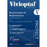 Frasco de suplemento Vivioptal Protect para Hombres 60 cápsulas blandas