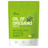 Bolsa de suplemento Vivonu Aceite de Orégano con Aceite de Comino Negro 300 cápsulas blandas
