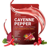 Bolsa de suplemento Vivonu Pimienta de Cayena 3000 mg 240 Cápsulas Blandas