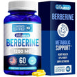 Frasco de suplemento We Like Vitamins Berberina HCL 1200 mg 60 cápsulas