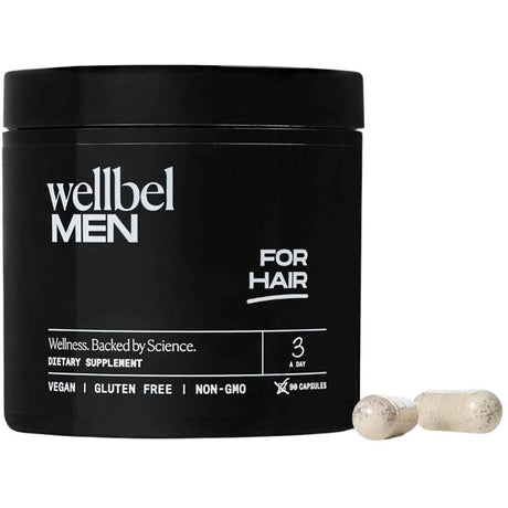 Frasco de suplemento Wellbel Mezcla para el Cabello 90 cápsulas