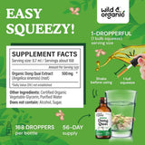 Tabla nutricional del suplemento Wild & organic Extracto Orgánico de Angélica China 120 ml Gotas