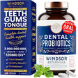 Frasco de suplemento Windsor Botanicals Probióticos Dentales 45 tabletas