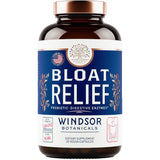 Frasco de suplemento Windsor Botanicals Probióticos y Enzimas Digestivas 30 cápsulas veganas