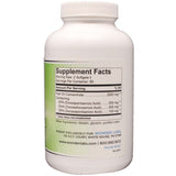 Tabla nutricional del suplemento WonderLabs EZ Omega-3 Aceite de Pescado Menhaden 180 cápsulas blandas