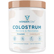 Frasco de suplemento WonderCow Calostro Bovino Chocolate 209 g polvo