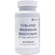Frasco frontal de Xalya bisglicinato de magnesio con zinc y selenio, 60 cápsulas