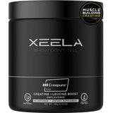 Frasco de suplemento XEELA Creatina Creapure® con Leucina 60 Servicios Polvo