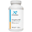 Frasco frontal de XYMOGEN OmegaPure 820 omega 3, 120 cápsulas blandas