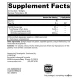Información del suplemento de XYMOGEN OmegaPure 820 omega 3, 120 cápsulas blandas