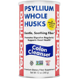 Frasco de suplemento Yerba Prima Cáscaras de Psyllium Enteras 12 oz