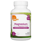 Frasco de suplemento Zahler Citrato de Magnesio Bioactivo 200 mg 60 cápsulas