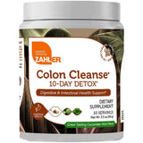 Frasco de suplemento Zahler Colon Cleanse Sabor Pepino-Menta 10 dosis 99 g polvo