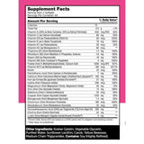 Tabla nutricional Zahler Prenatal + DHA 300 - 120 cápsulas blandas