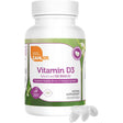 Frasco de suplemento Zahler Vitamina D3 Avanzada 3000 UI 120 cápsulas blandas