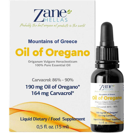 Frasco de Aceite de Orégano Zane Hellas 15 ml