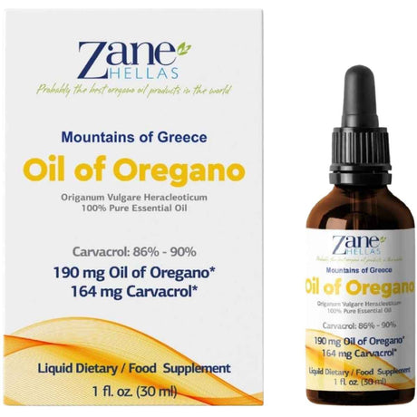 Frasco de Aceite de Orégano Zane Hellas 30 ml