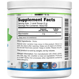 Tabla Supplement Facts Zazzee Myo-Inositol en polvo 184 g