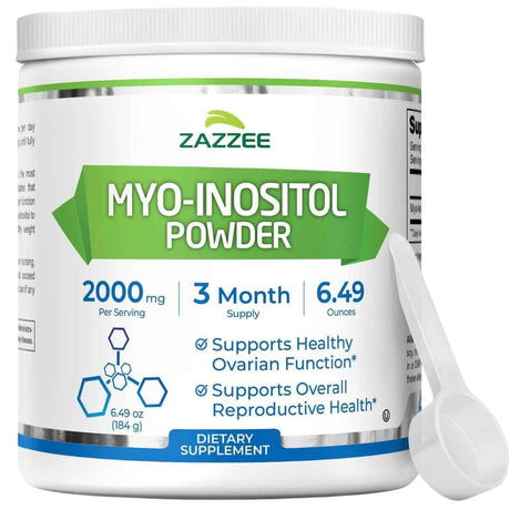 Zazzee Myo-Inositol en polvo 184 g