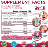 Tabla nutricional del suplemento ZEBORA Prebióticos y Probióticos 45 paquetes