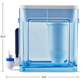 ZeroWater dispensador de agua con filtro de 22 tazas con medidas del producto