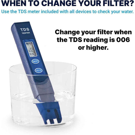 Medidor TDS ZeroWater con indicación para cambio de filtro